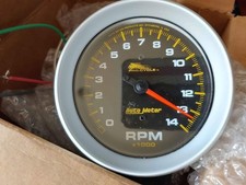Auto Meter Pro-Cycle Tachometer 14k 14,000 RPM Motorcycle Track Race Racing Bike picture