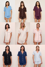 Eberjey Gisele Tencel Modal Relaxed Short PJ Set - CHOOSE COLOR/SIZE - NEW picture