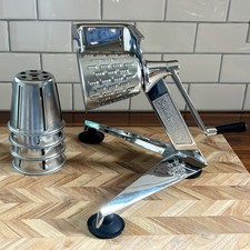 Vintage Saladmaster Five Star Food Processor Chopper Shredder Slicer 5 Cones picture