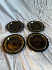 Set of 4 VTG Arabia Finland MCM Kosmos Gunvor Olin-Grönqvist 6 1/4” Bread Plates picture