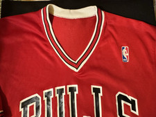 REAL - AUTHENTIC -  90s Champion Chicago Bulls Shooting Shirt Warm Up Jersey XL picture