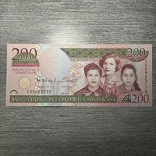Dominican Republic 200 Pesos 2013 Uncirculated Banknote Mirabal Sisters P-185 picture