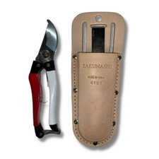 SaidiCo Professional Garden Pruner & Takumashii Leather Pruner Holster Combo Kit picture