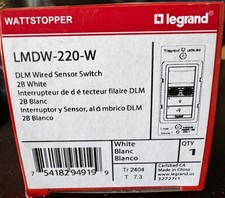 WATTSTOPPER LMDW-220-W DLM MOTION SWITCH WHITE **NEW**  picture
