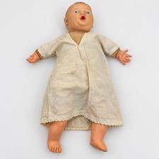 Vintage Ideal Blessed Event Baby Doll 1950s Crying Face Cloth Body 17” picture