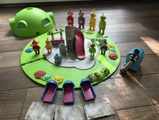 2003 Teletubbies Home Hill Superdome Play set With Extras  picture