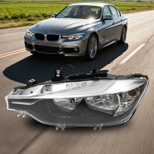 For 2016-2018 BMW 3 Series Base Halogen Headlight Headlamp w/Bulb Driver Side LH picture