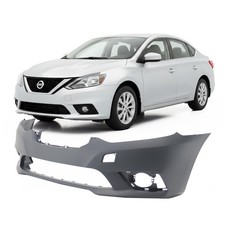 2016-2019 Nissan Sentra Primed Front Bumper Cover NI1000313 620223YU1J picture