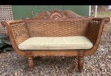 Vintage/Antique Javanese Colonial Dutch Settee picture