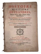 1776 FOLIO, BEAURAIN, HISTOIRE MILITAIRE DE FLANDRES, MILITARY HISTORY 1690-1694 picture
