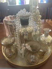Multiple Vintage Mercury votive candle holders & Vases picture
