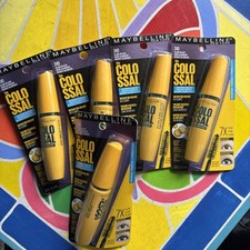 5 Pk—Maybelline New York the Colossal Waterproof Mascara Glam Black 240 picture