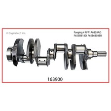 Enginetech Remanufactured Engine Crankshaft Kit with Main and Rod Bearings for F picture