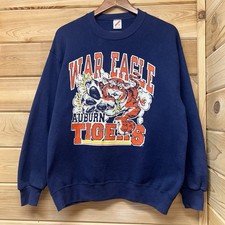 Vintage Auburn Tigers War Eagle Collegiate Crewneck Sweatshirt 90s Size M/L picture