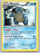 BLASTOISE (BW BOUNDARIES CROSSED) DECK EXCLUSIVES 31/149 LP A70028 FREE S&H picture