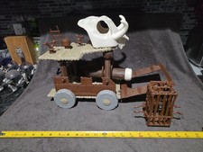 VINTAGE KENNER STAR WARS EWOK BATTLE WAGON COMPLETE RARE MINT ROTJ picture