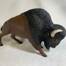 Vintage 1960s Johnny West Buffalo Bison Louis Marx Best of the West Plastic Toy picture