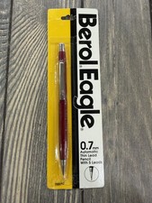 Vintage NOS Berol Eagle 0.7mm Automatic Thin Lead Mechanical Pencil Red USA picture