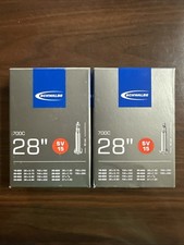 2 PACK | Schwalbe SV15 Inner Tubes - 700 x 18 | 40mm Presta Valve  picture