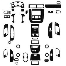 68Pcs Gloss Piano Black Full Kits Interior Trim For Silverado Sierra Tahoe 07-13 picture