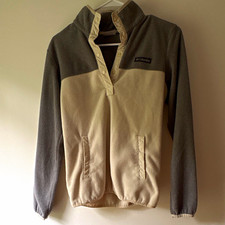 Columbia Womens XS Colorblock Fleece Pullover Sweatshirt Mock Neck Pockets picture