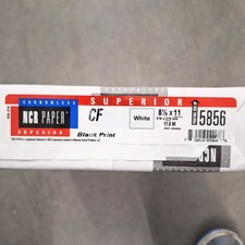 Appleton CF-20 Carbonless Paper White 20lb 8.5x11 Inch NCR Paper 500 Sheets 5856 picture