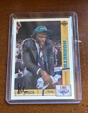 Larry Johnson 1991-92 Upper Deck Rookie Charlotte Hornets picture