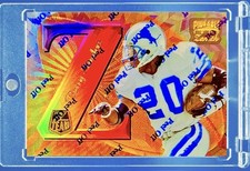 Barry Sanders GOLD MIRROR PARALLEL ZENITH Z TEAM CARD PINNACLE  LIONS MINT HOF picture
