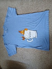 XL ANI DiFranco Goldfish In A Teacup T-Shirt Baby Blue picture