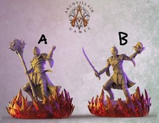 3D Printed Archvillain Games The Sun Elves of Sol Sylvaine Elven Swordmages 28 picture