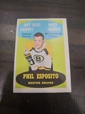 1969/70 O-PEE-CHEE NHL HOCKEY CARD #205 214 PHIL ESPOSITO ART ROSS TROPHY VG OPC picture