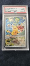 2023 POKEMON SVP EN-SV BLACK STAR PROMO #027 PIKACHU PSA 10 picture