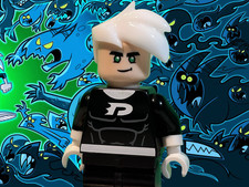 Custom Lego DANNY PHANTOM Minifigure Nickelodeon Pad Printed Design SpongeBob picture