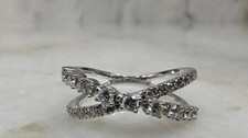KAY Lab-Grown Diamonds Crossover Ring 1/2 ct tw 10K White Gold picture