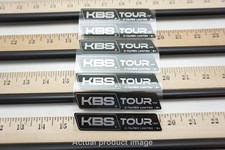 Uncut KBS Tour C-Taper Black LIMITED 125 STIFF+ 4-PW Iron Shaft Set PULLS .355T picture