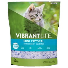 Mini Crystal Cat Litter, Unscented, 8 lb Bag, 1 Count picture