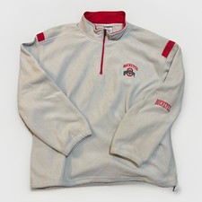 VTG Pro Edge Ohio State Buckeye Football Fleece Pullover 1/4 Zip Jacket Adult XL picture