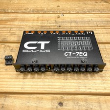 Used CT Sounds CT-7EQ 7 Band 1/2 Din Car Equalizer with AUX Input picture