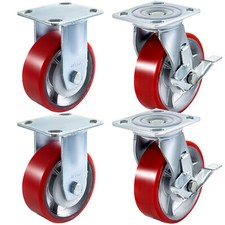 4 Pack Heavy Duty Caster Set 6