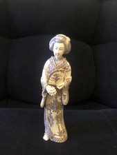 A Finely Carved Japanese geisha figure    picture