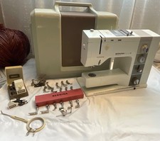 Vintage Bernina Record 930 Electronic Sewing Machine, 18 feet, walk ft, Cut Sew picture