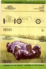 Nevis #SG249v-SG250v MNH 1985 Classic Cars Autos Delahaye Cabriolet [286v] picture