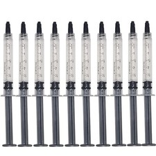45% PEROXIDE GEL TEETH WHITENING TOOTH WHITENER BLEACH 10 SYRINGES DENTAL REFILL picture