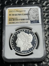 2023 S Morgan 1$ PF 70 ULTRA CAMEO CERT NUMBER 001 NGC picture