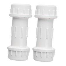 DONWARE 11/2-inch PVC Compression Coupling, Pipe Fittings Adapter 1.5 inches picture
