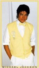 Michael Jackson Yellow Vest Vintage Photo Poster picture
