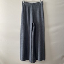 Sincerely Jules Wide Leg Knit Pull On Pants Gray Women's Size L-(C) picture