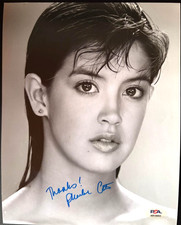 PHOEBE CATES SIGNED AUTOGRAPHED 8X10 PHOTO FAST TIMES GREMLINS YOUNG HOT PSA COA picture