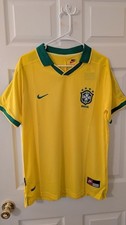 1997 Nike Brazil Home Jersey Size Large (L) Class Retro Throwback New with Tags picture