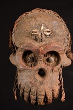 An Authentic African Bakongo Voodoo Mask DR Congo Africa Afrika Afrique 2221 picture
